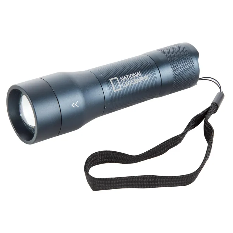 NATIONAL GEOGRAPHIC Linterna Aluminio Compact 250 lm Aluminio Negro