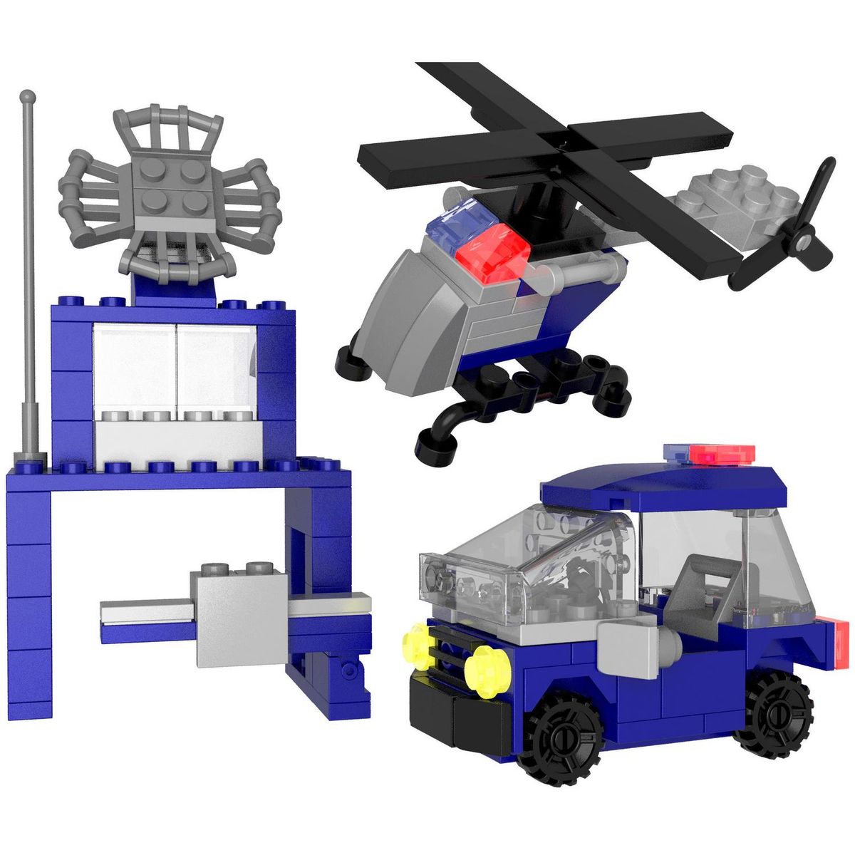 BEST LOCK - Juguete bloques de construcción policía 146 piezas