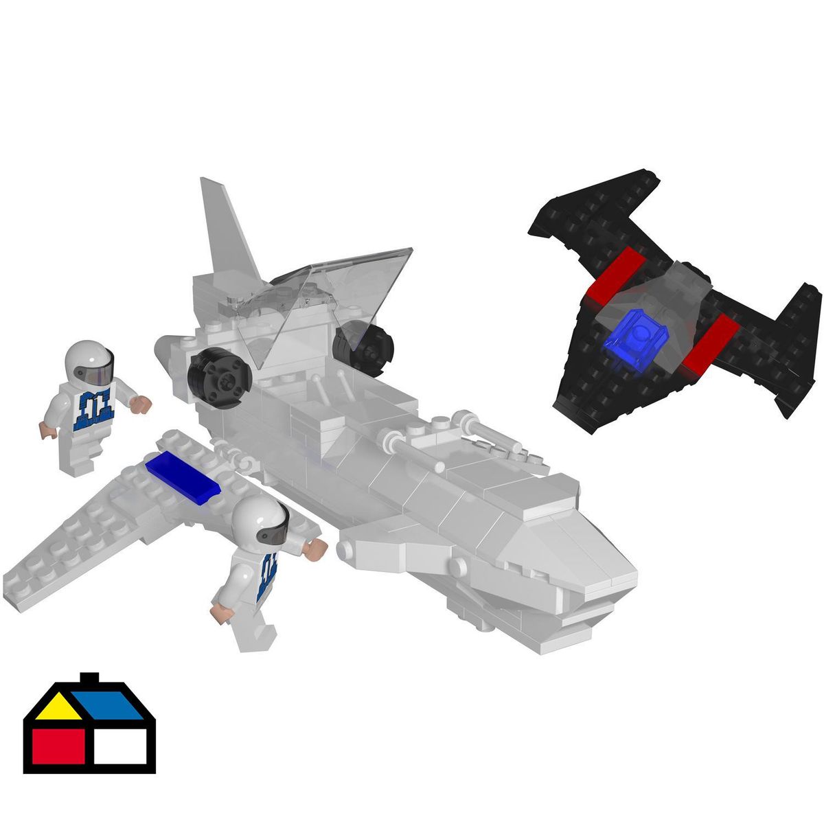 BEST LOCK - Juguete bloques de construcción espacial 238 piezas