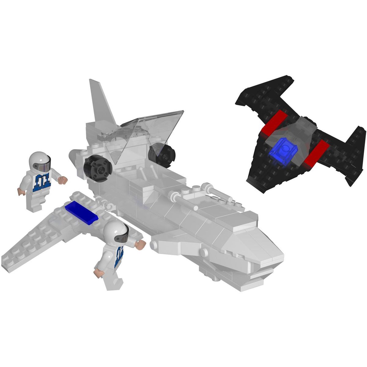 BEST LOCK - Juguete bloques de construcción espacial 238 piezas