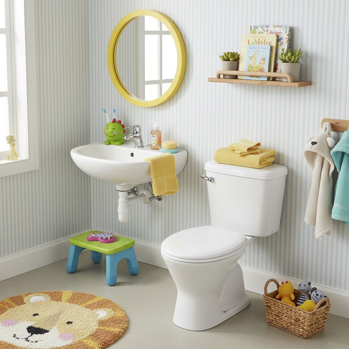 FANALOZA - Taza New Kínder Infantil Dual Flush