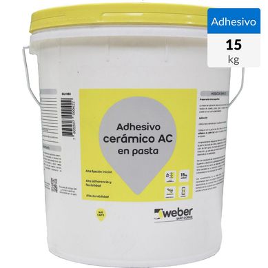 Adhesivo Cermico Muro Superficie Flexible 15 kg