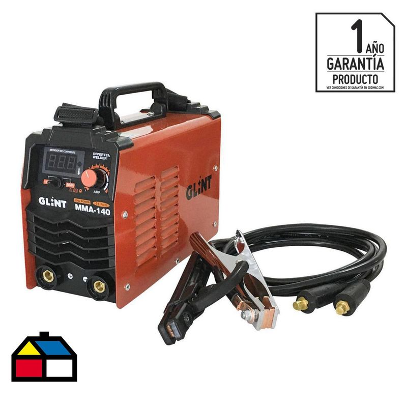 GLINT - Soldadora inverter arco manual y TIG 140 A