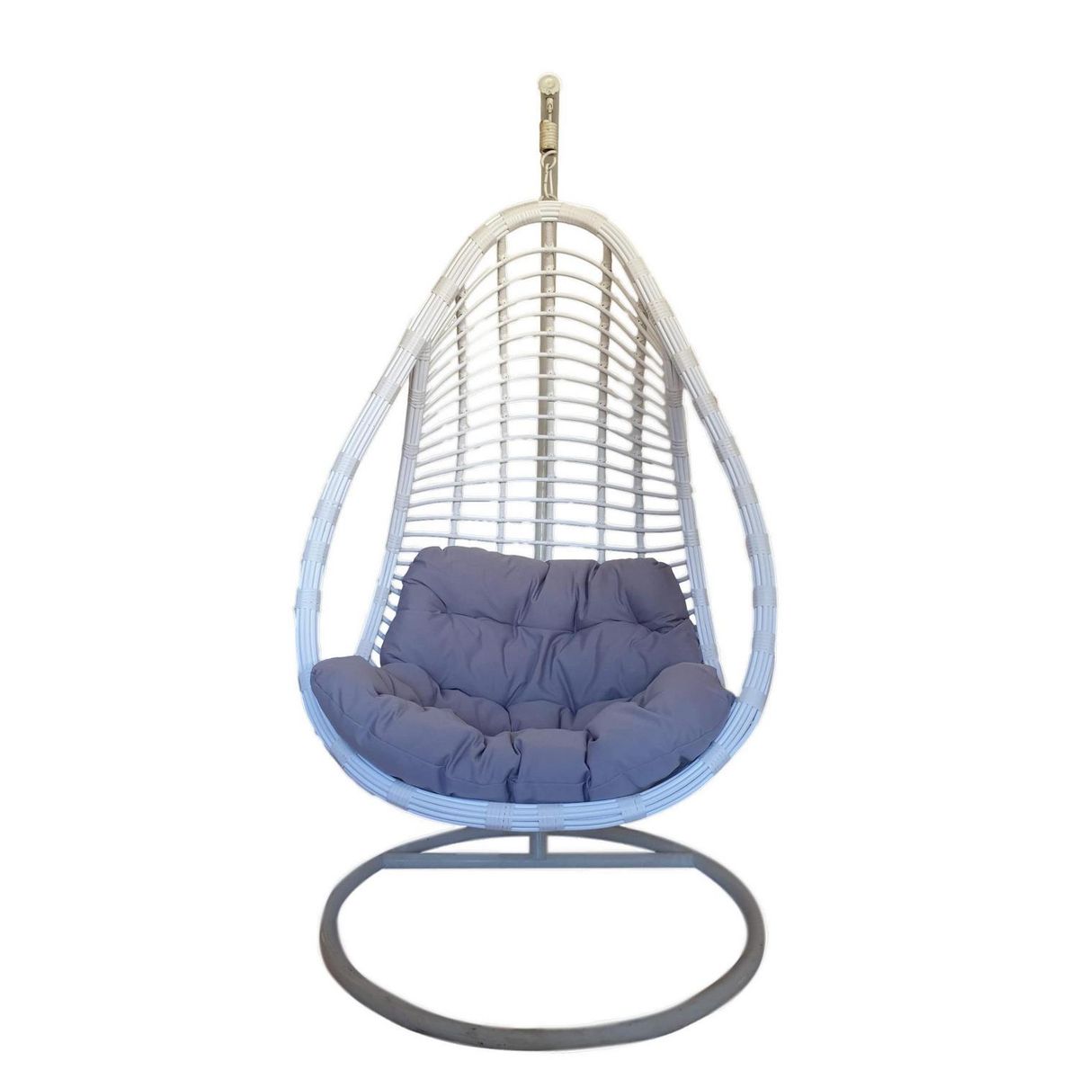 EL BARCO - Silla colgante atenas 195x99x72 cm gris