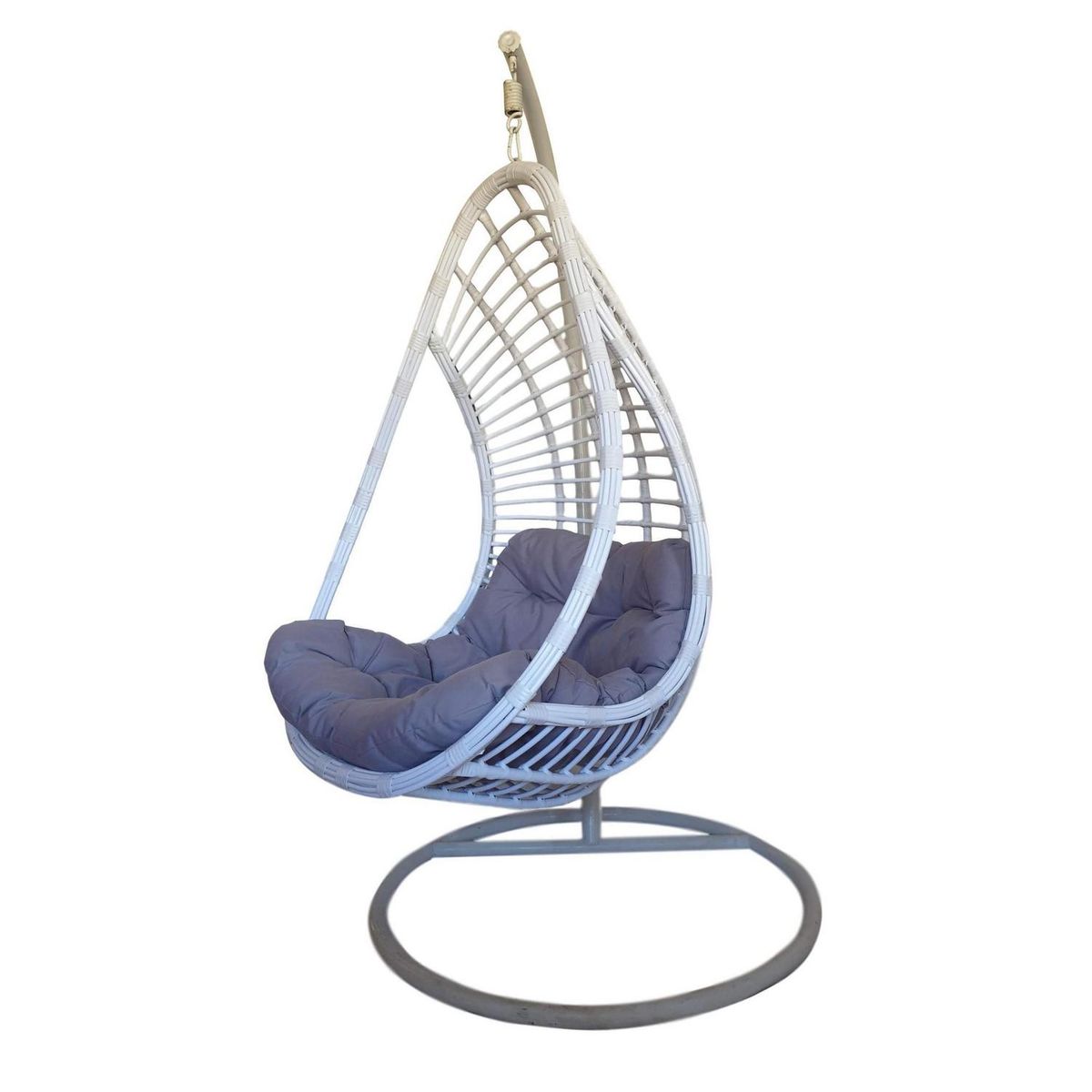 EL BARCO - Silla colgante atenas 195x99x72 cm gris