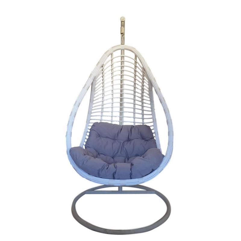 EL BARCO - Silla colgante atenas 195x86x67 cm gris