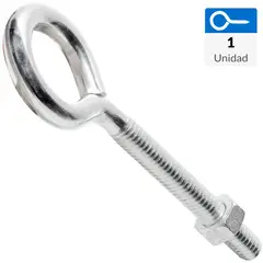 FIXSER - Perno ojo con tuerca M8 x 4" 1 unidad