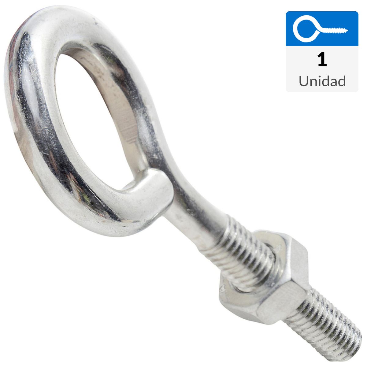 FIXSER - Perno ojo con tuerca M10 x 4" 1 unidad