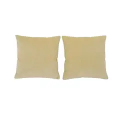 MASEL - Set de 2 Cojines Felpa New Velvet 40x40 cm