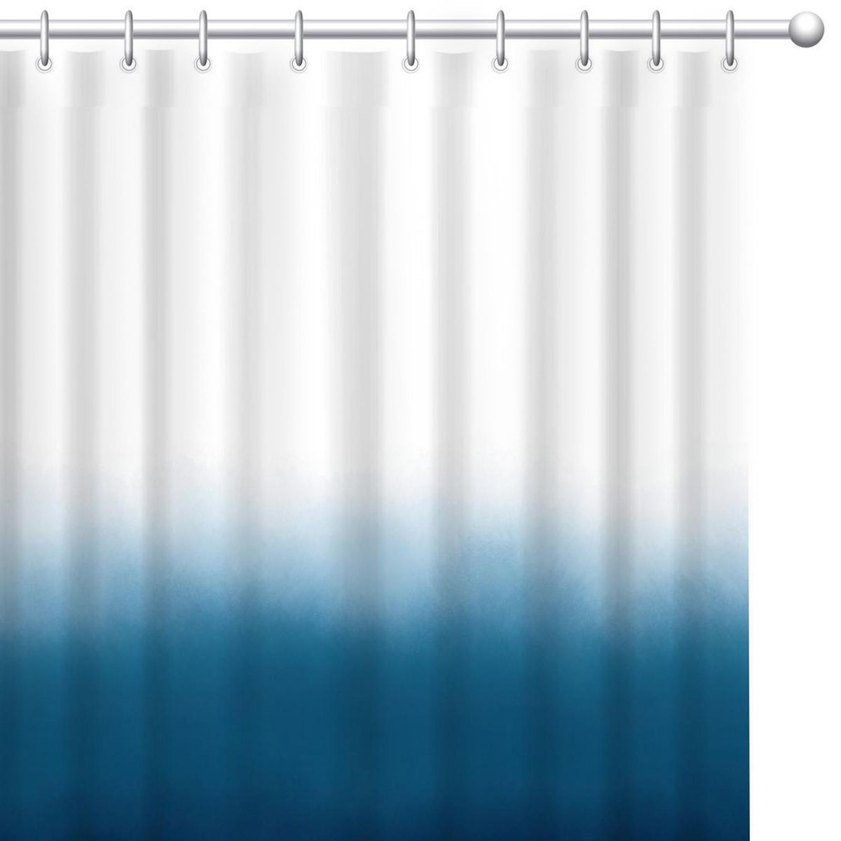 ATMOSPHERA HOME - Cortina de Baño Degrade Azul Rey 180x180 cm