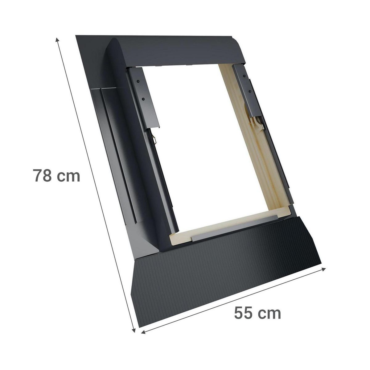 WINTEC - Cerco de techo ondulado 55x78 cm