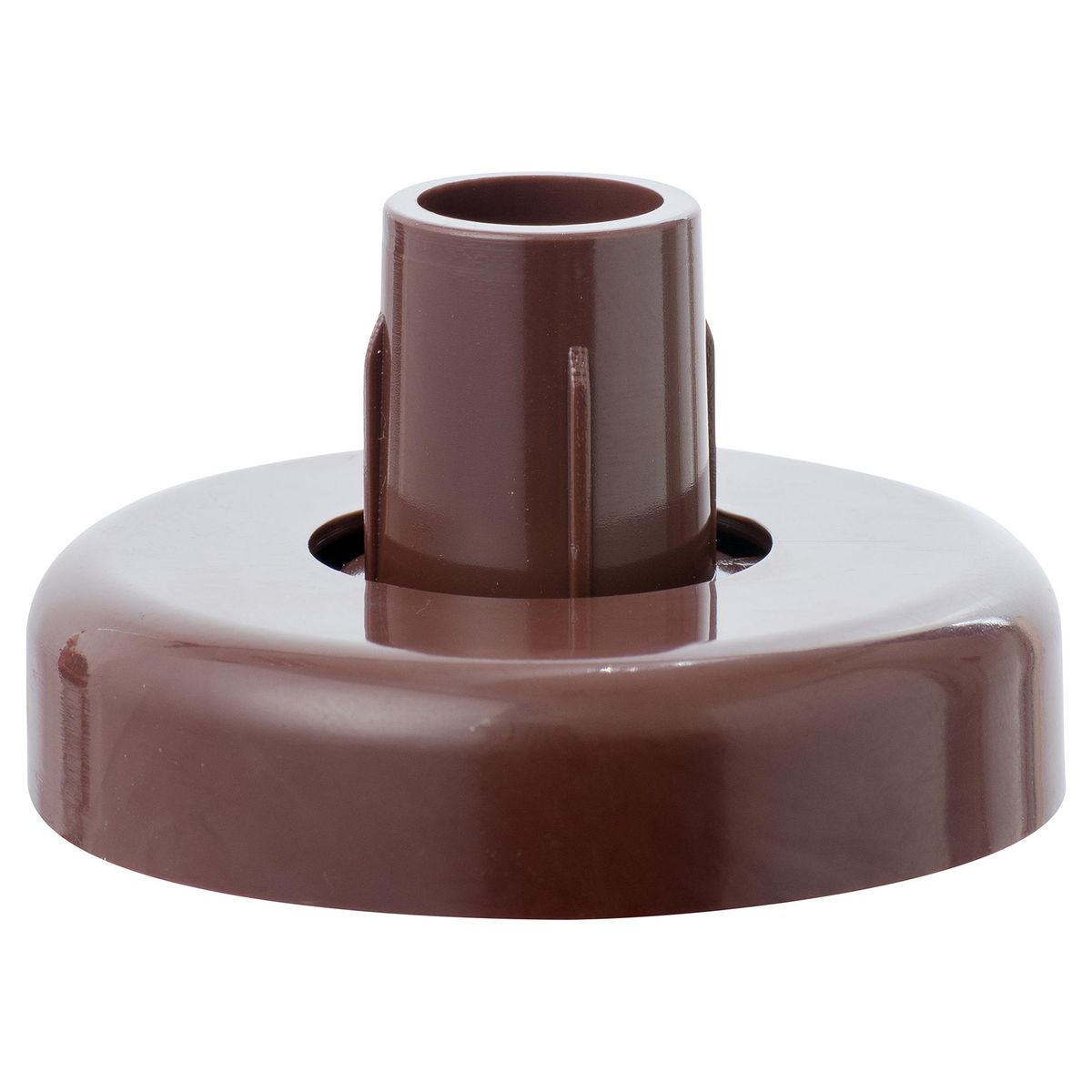 DVP - Soporte para barra de clóset 2 unidades café