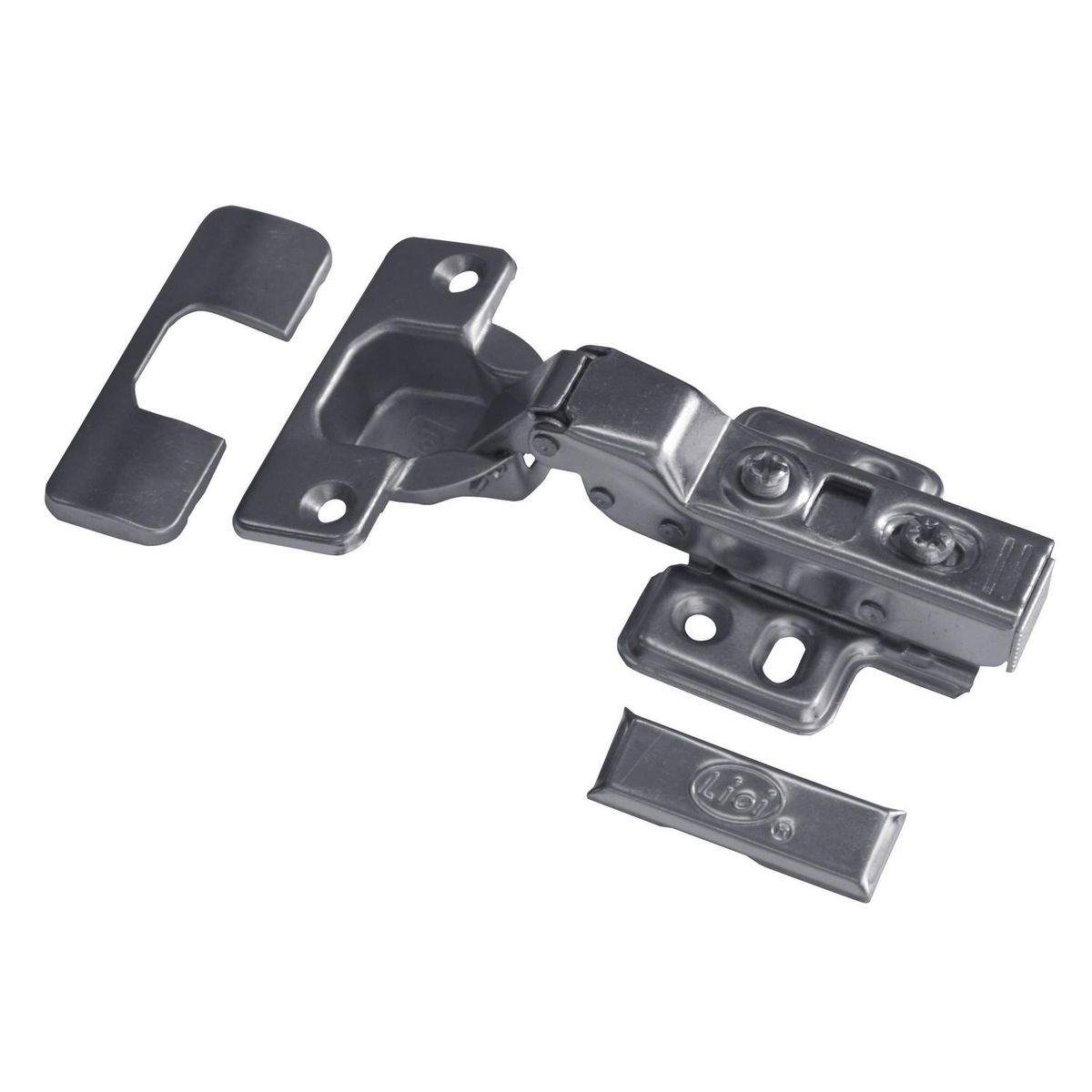 LIOI - Pack bisagra reten semi curva 35 mm cierre suave 2 unidades