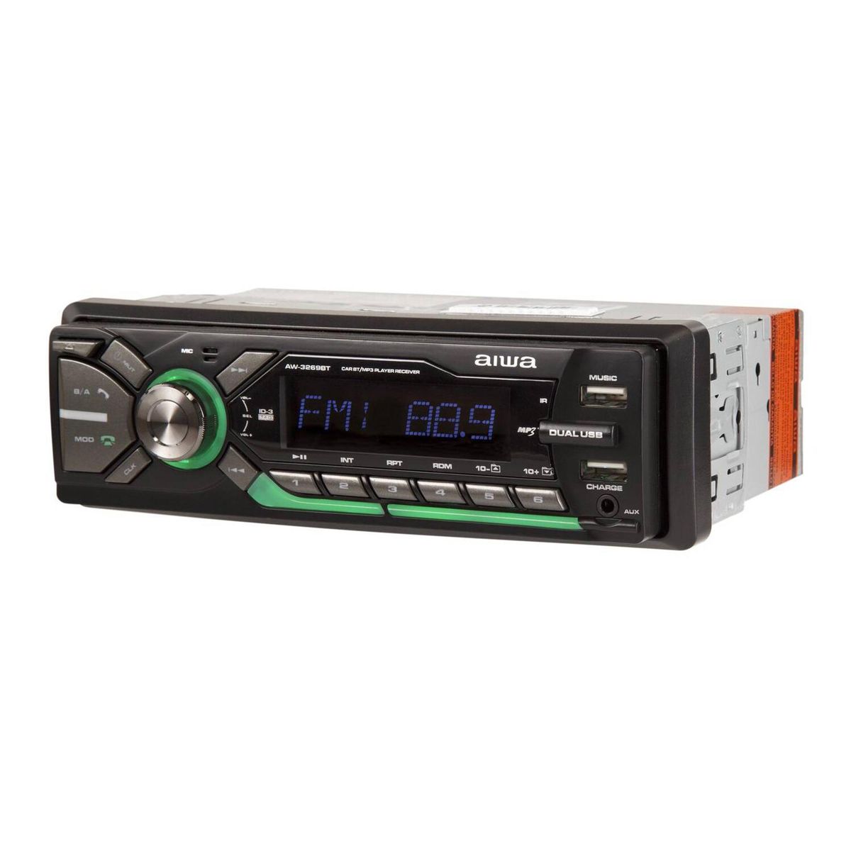 AIWA - Radio Auto mp3/sd/usb/bt/app 1 Din Aiwa.