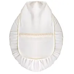 INES JOHNSON - Set de baño bolillo boho crudo