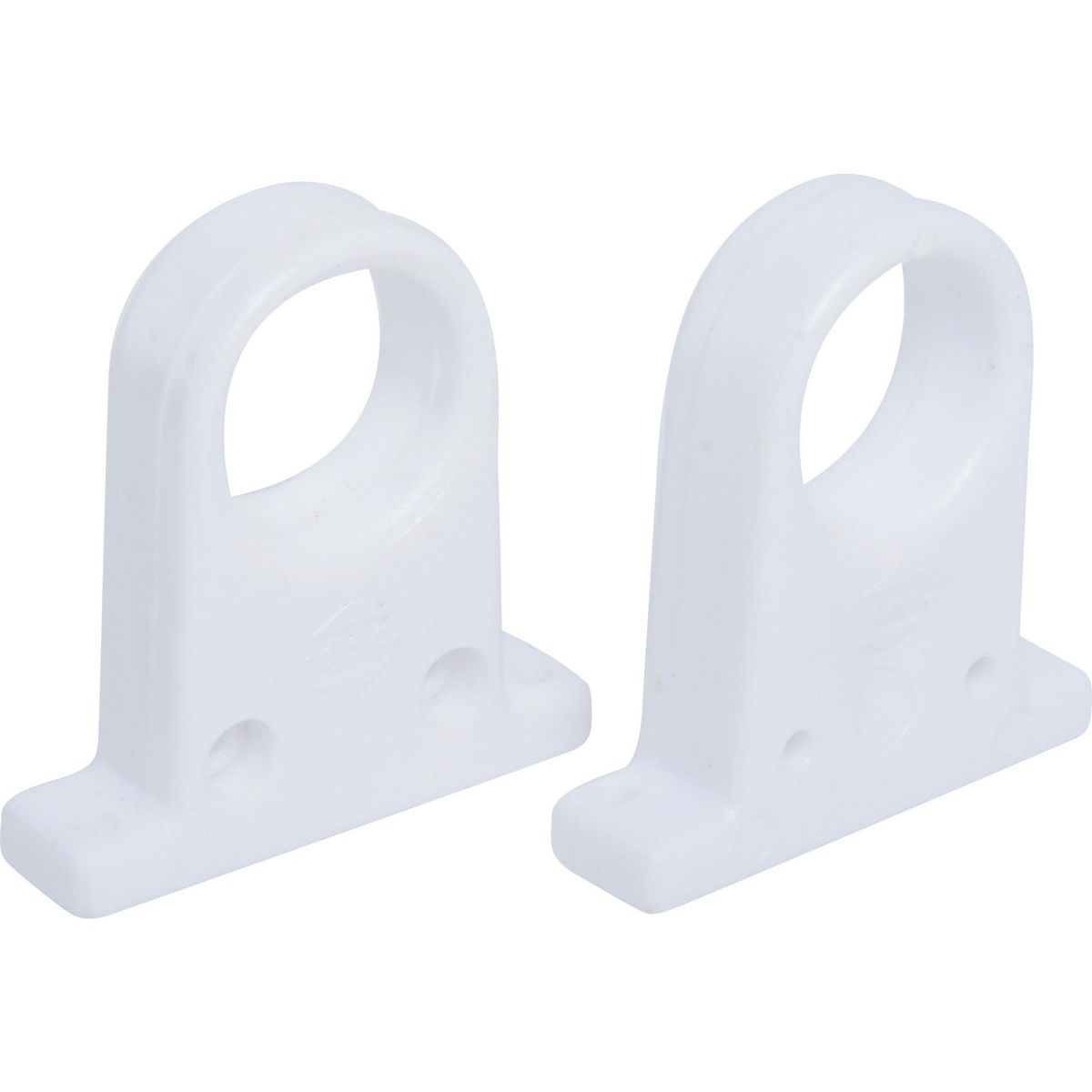 DVP - Soporte para barra de clóset 2 unidades blanco