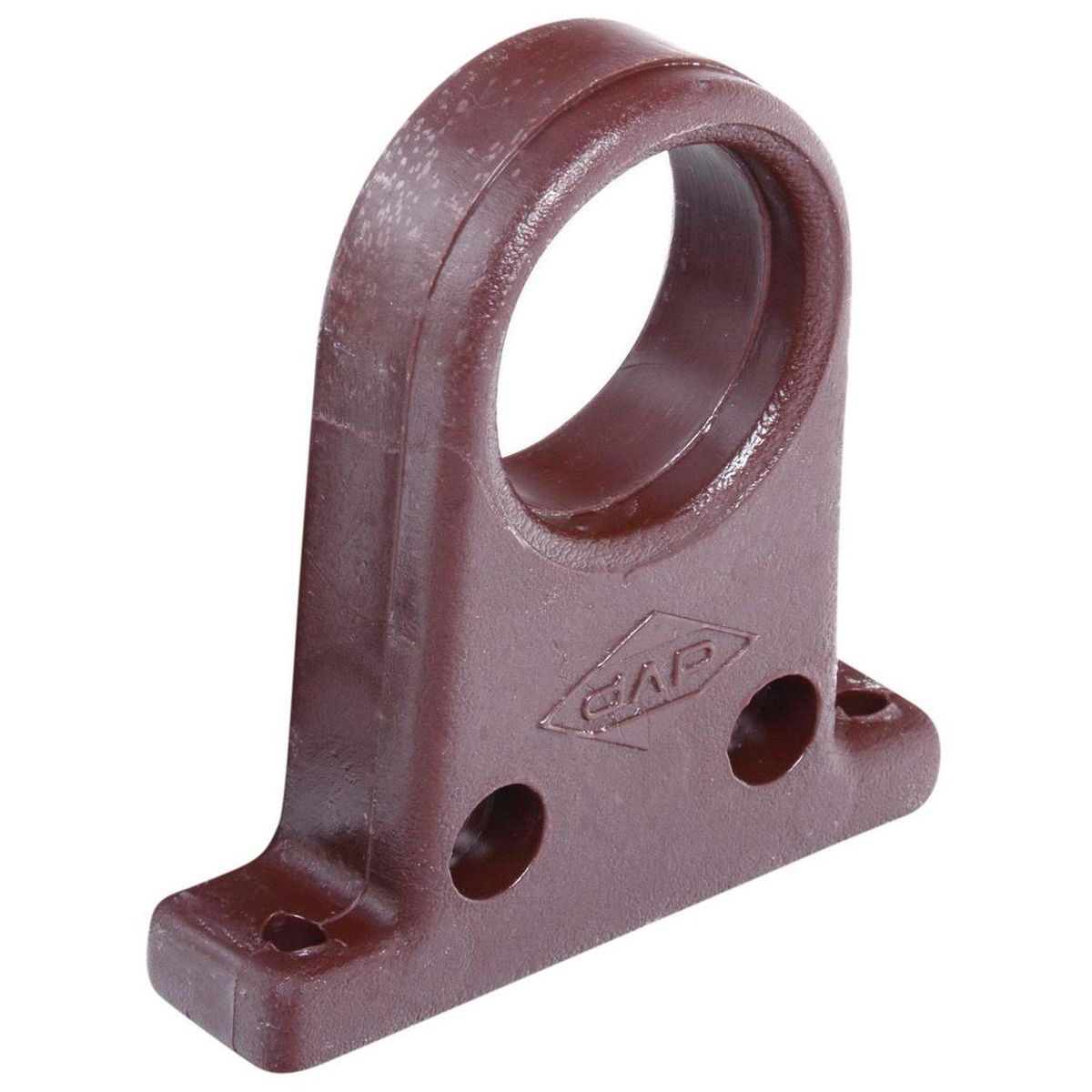 DVP - Soporte para barra de clóset 2 unidades café