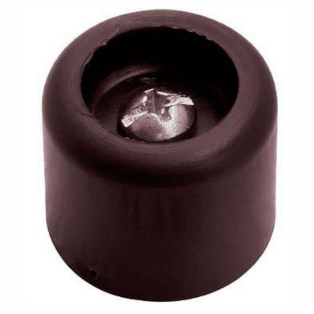 DVP - Tope para puerta 25 mm café