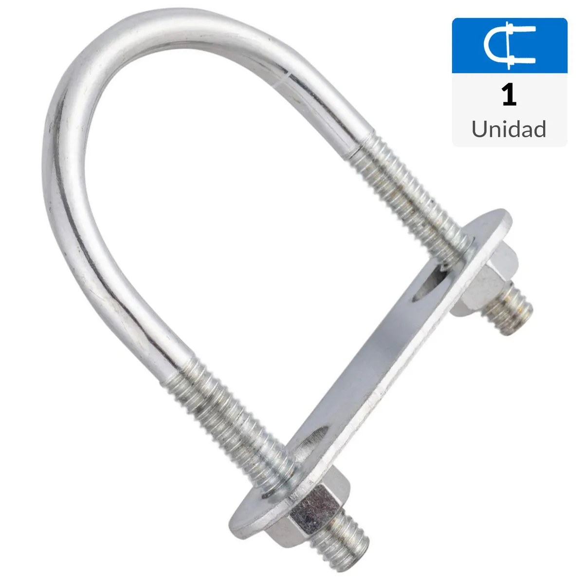 FIXSER - Perno U 1/4" x 2 1/4" x 1 1/8" 1 unidad