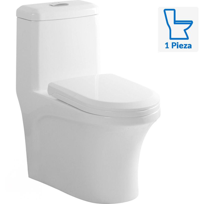 SENSI DACQUA - Sanitario One Piece a Piso 30,5 cm 7 Litros Roma
