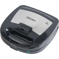 WURDEN - Sandwichera 3 en 1 gris/negro