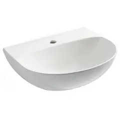 CORONA - Lavamanos Forma Ovalada Porcelana 21x55x55 cm Blanco