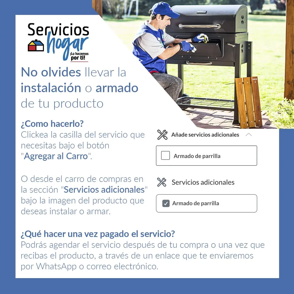 Parrilla a Carbón Acero con Tapa y Bandejas Laterales + Termómetro, foto 25