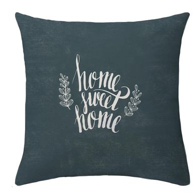 Funda cojn sweet home gris 45x45 cm