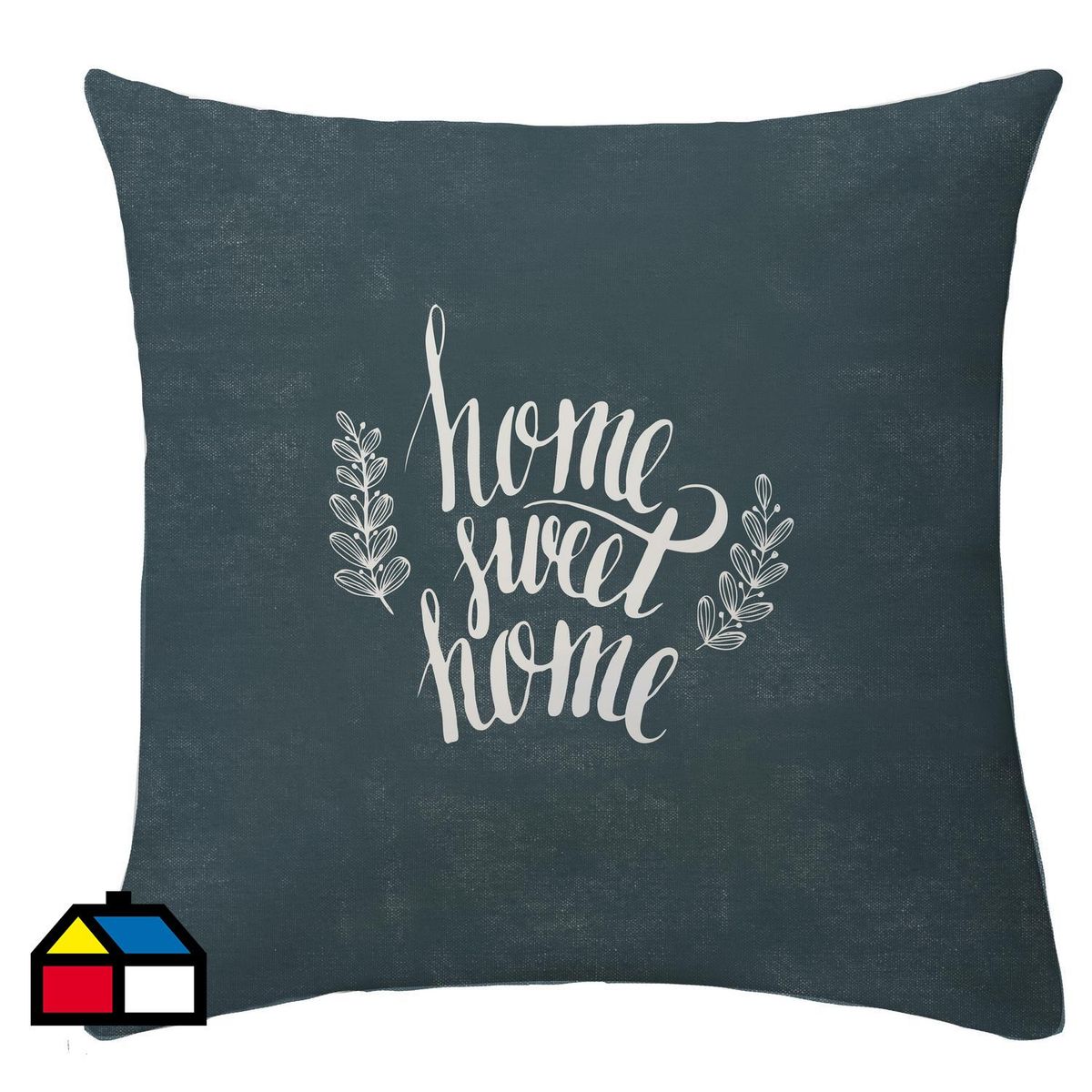 ATMOSPHERA HOME - Funda cojín sweet home gris 50x50 cm