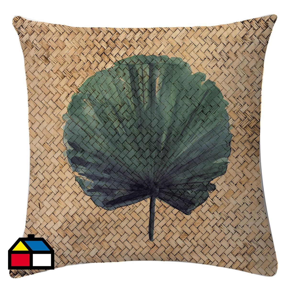 ATMOSPHERA HOME - Funda cojín palma rattan 45x45 cm