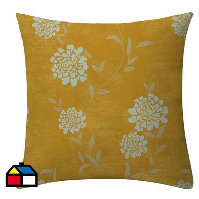 Funda cojn enredadera amarilla 45x45 cm