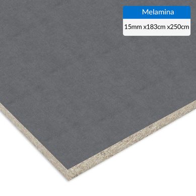 Melamina Gris 15 mm 183x250 cm