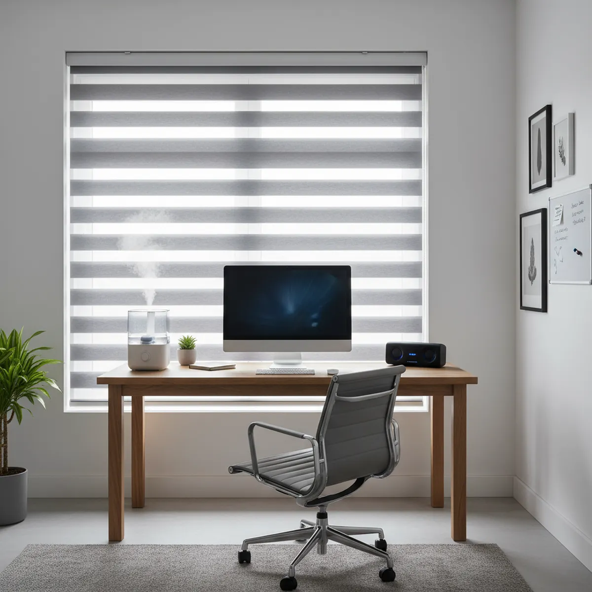 JUST HOME COLLECTION - Cortina Roller Dúo Gris