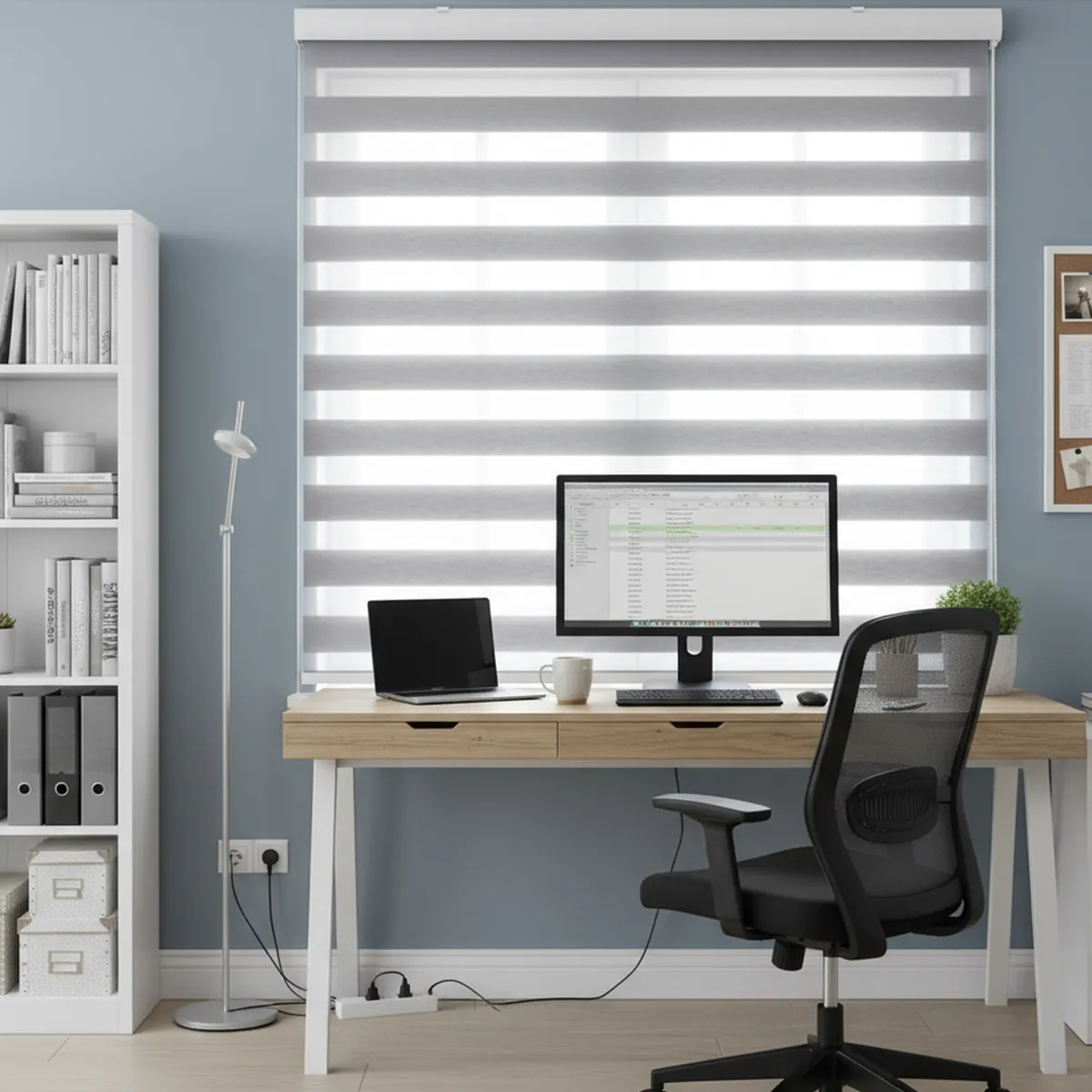 JUST HOME COLLECTION - Cortina Roller Dúo Gris