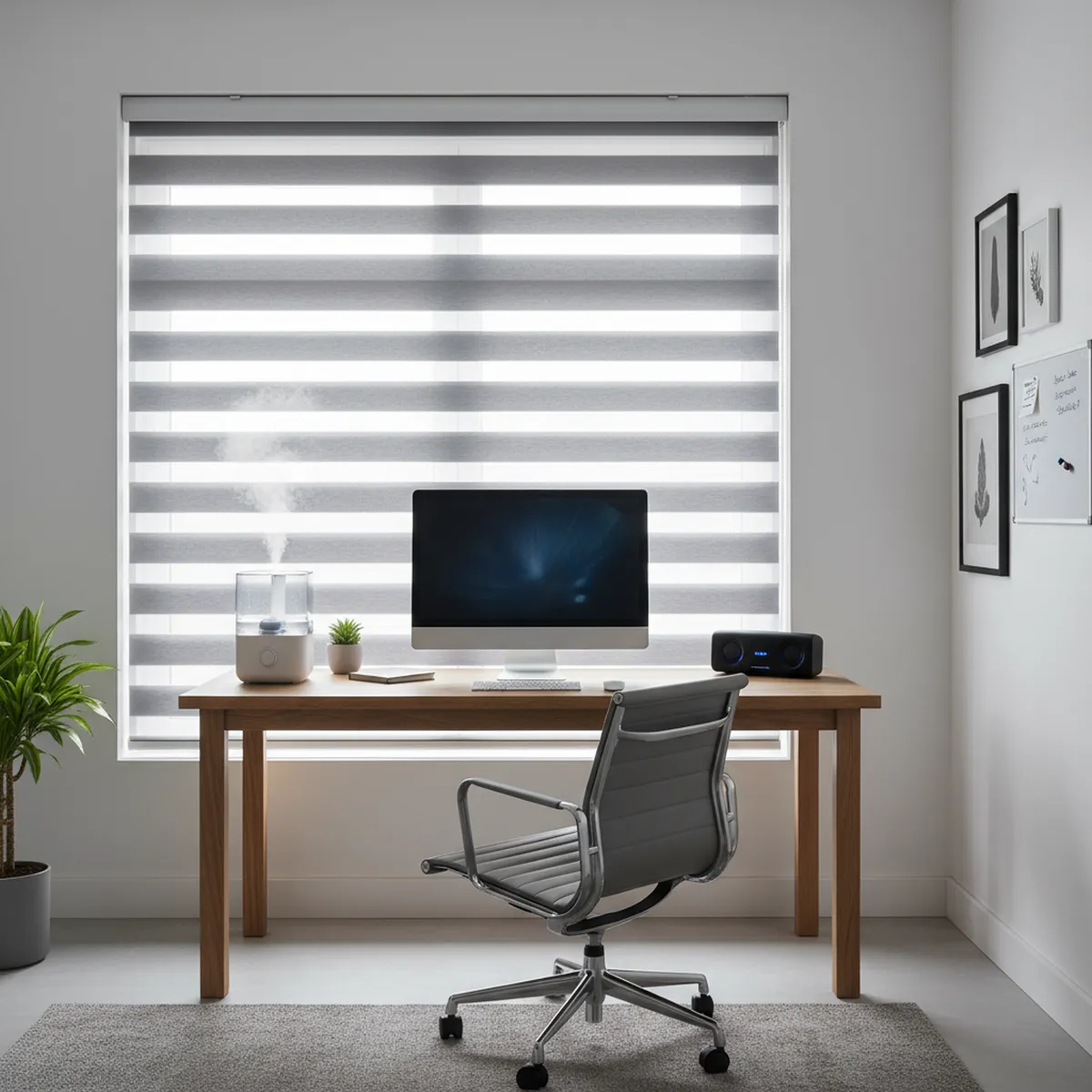 JUST HOME COLLECTION - Cortina Roller Dúo Gris