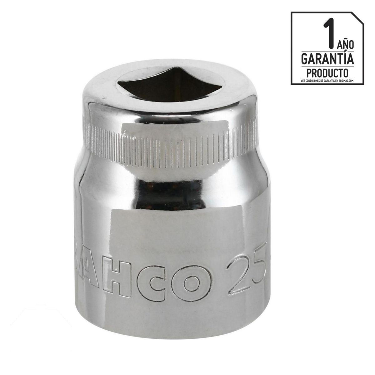BAHCO - Dado poligonal 1/2"x25 mm acero