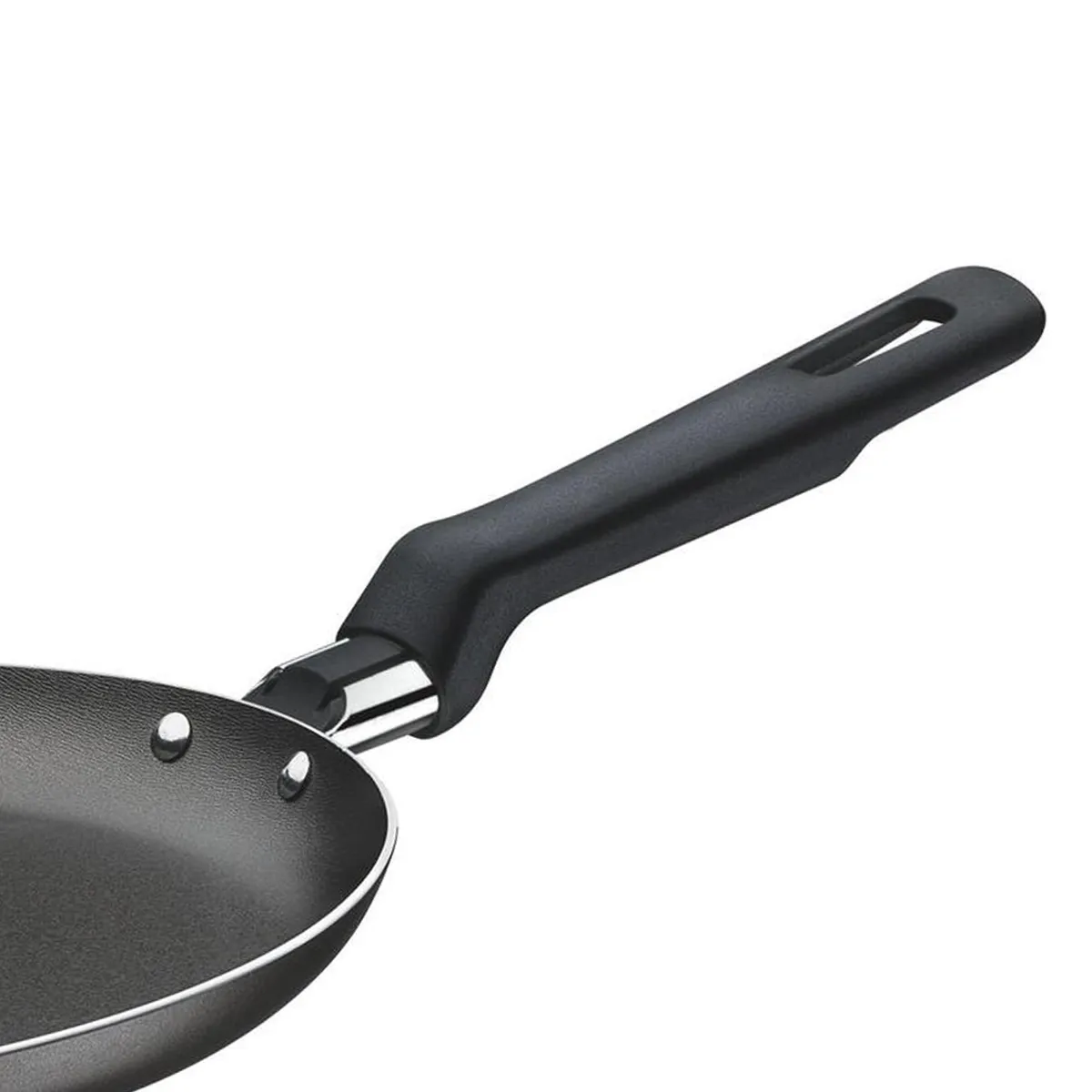 TRAMONTINA - Panquequera Antiadherente 22 cm Aluminio Negro