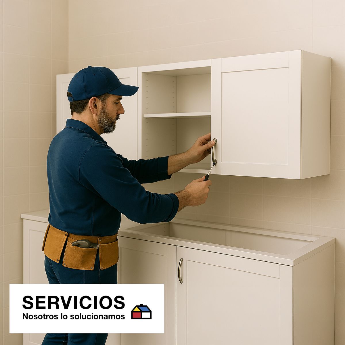 SERVICIOS HOGAR - Armado 2 a 3 módulos de muebles de baño o cocina