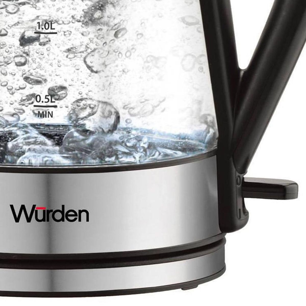 WURDEN - Hervidor de vidrio eléctrico 1,7 litros
