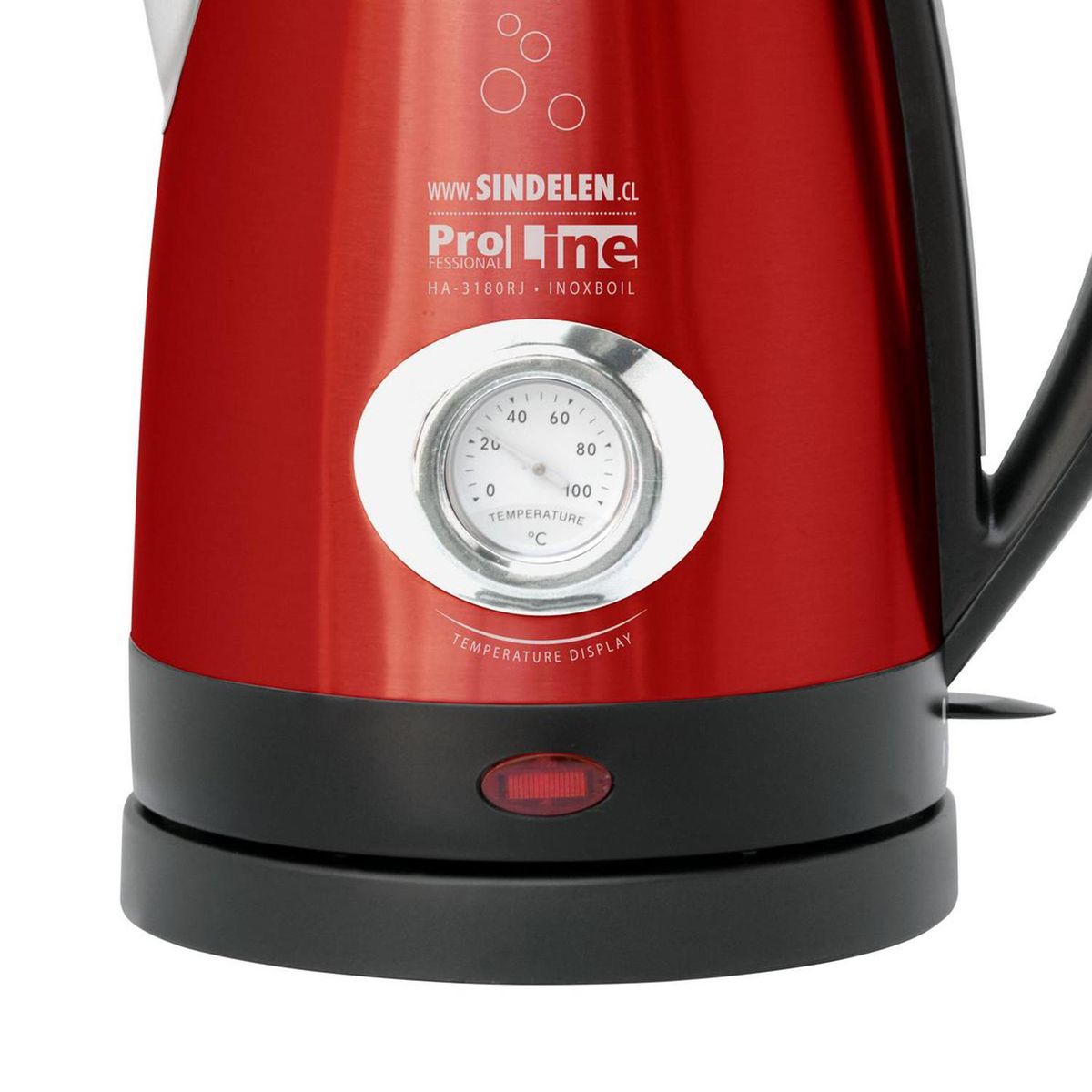 SINDELEN - Hervidor de Agua 1.7 1950W Rojo