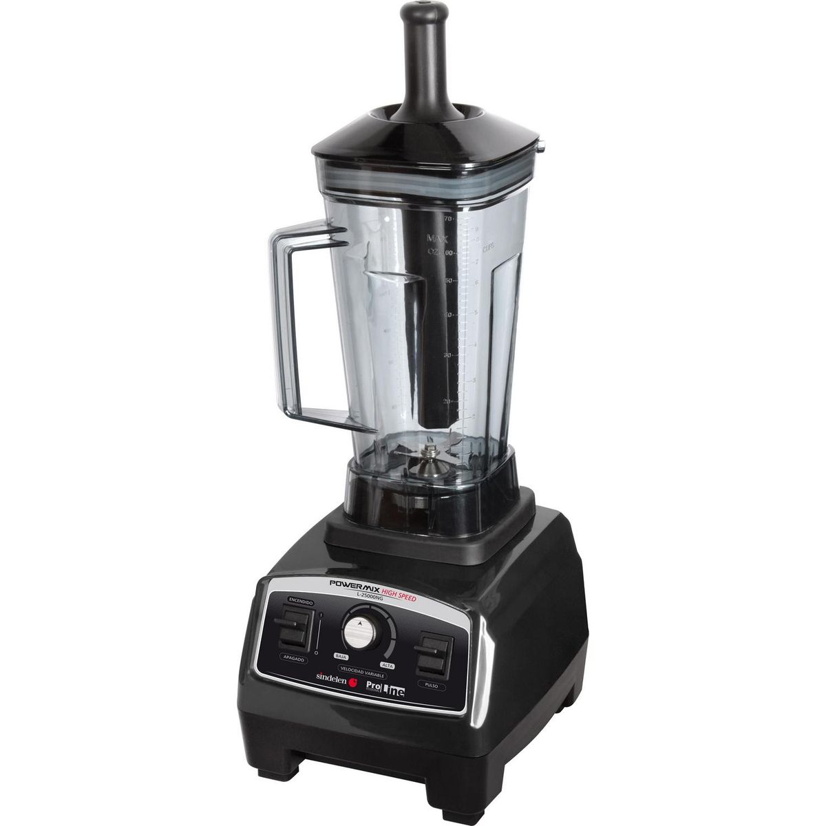 SINDELEN - Licuadora Jarro Titán 2.2 Litros Negra L-25000NG