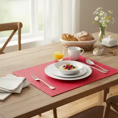 JUST HOME COLLECTION - Individual de Mesa 42x32 cm Ecocuero Rectangular