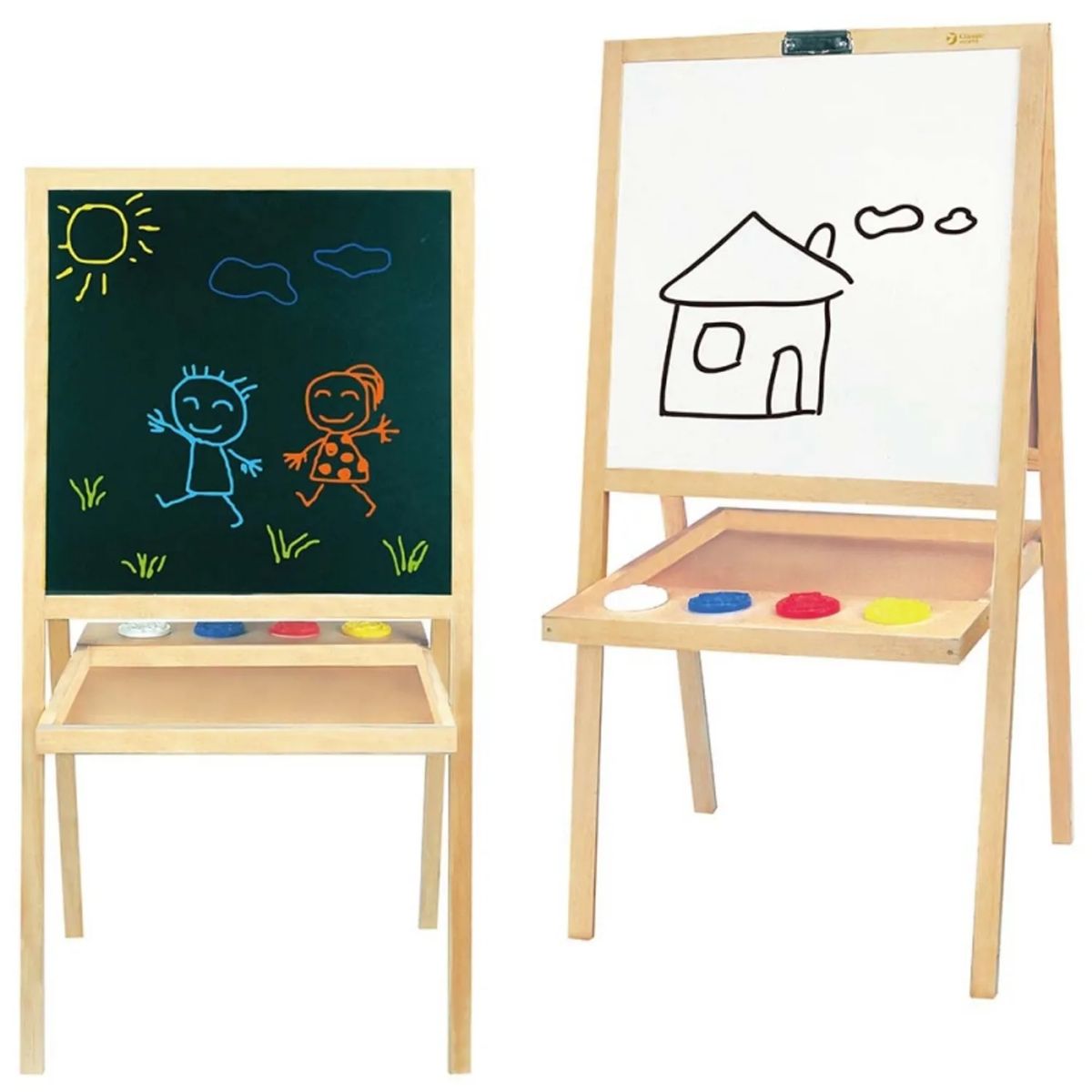KIDSCOOL - Pizarra multifunciones madera