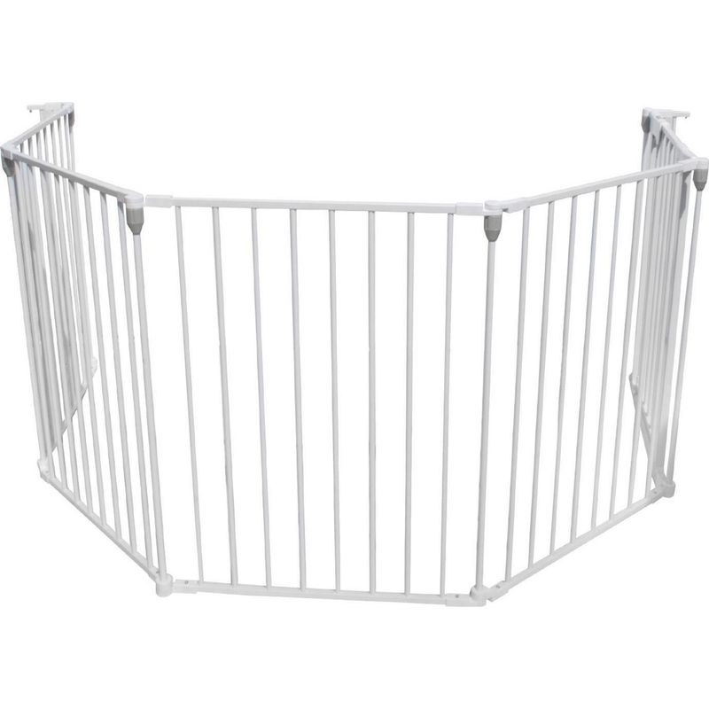 KIDSCOOL - Corral metal 5 paneles blanco