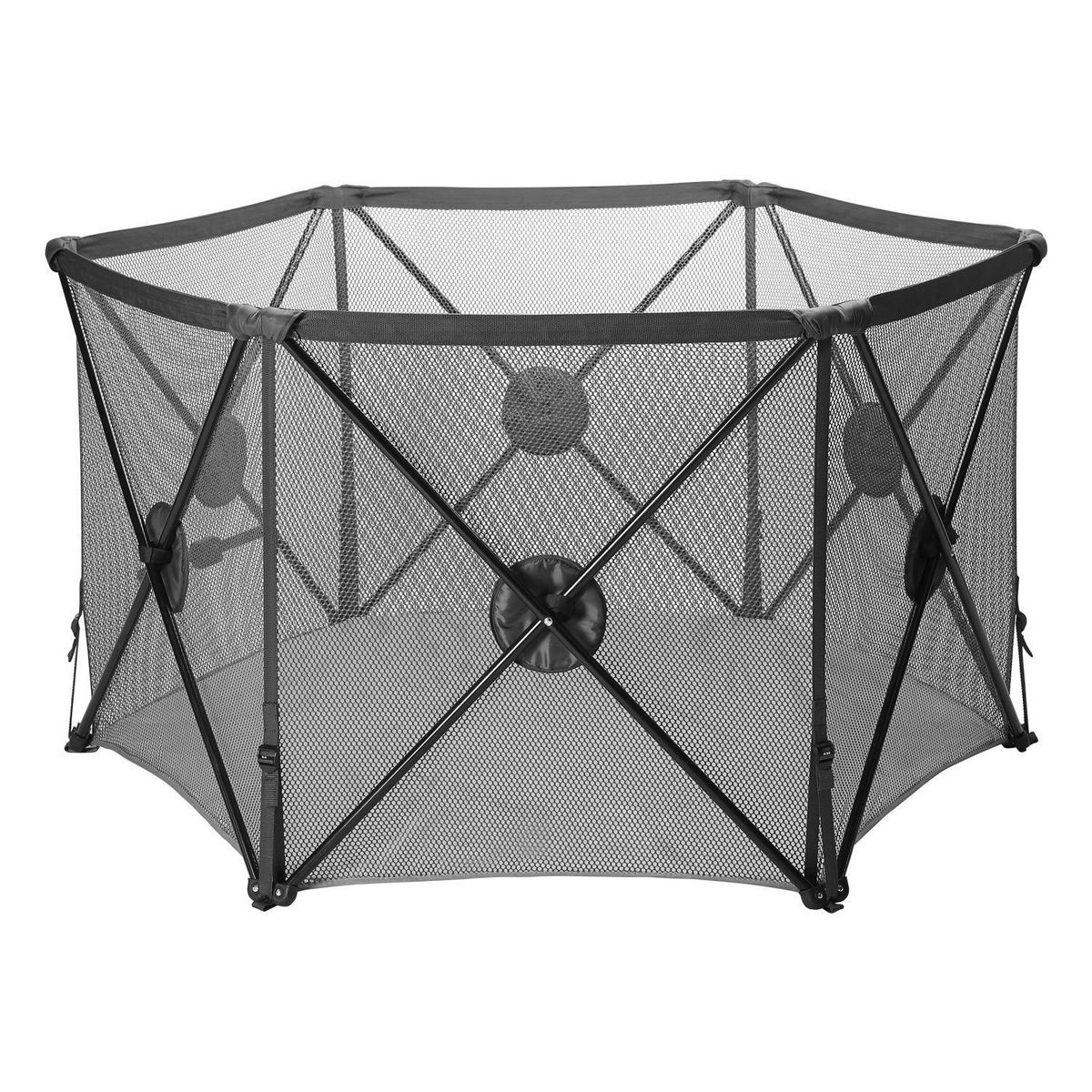 KIDSCOOL - Corral plegable gris