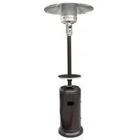 Estufa de Patio a Gas Licuado Acero Bronce