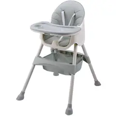 KIDSCOOL - Silla de comer Florencia gris