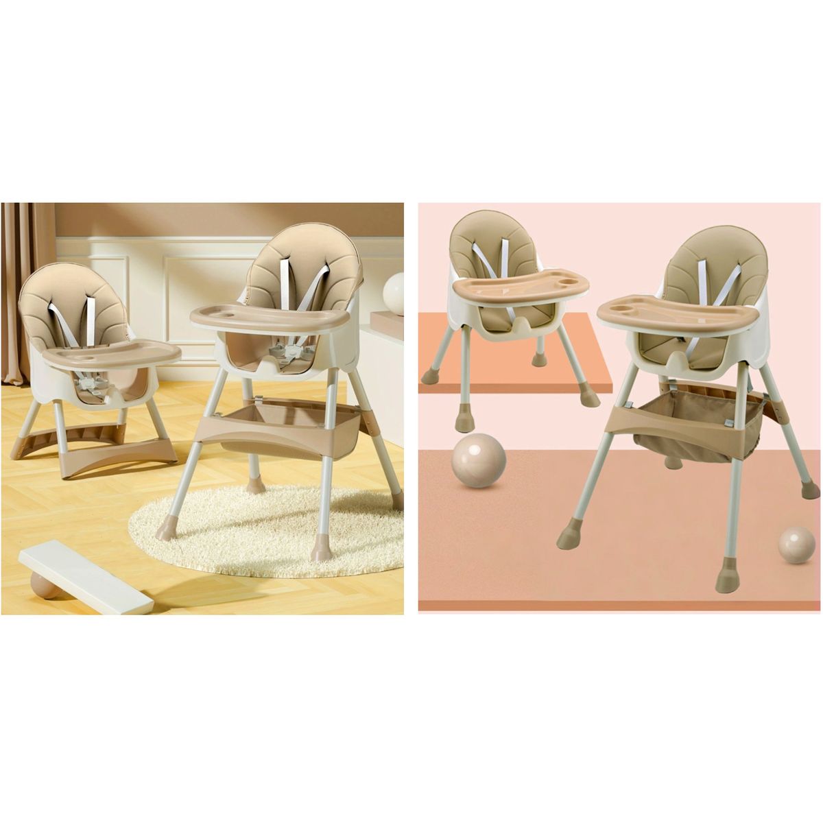 KIDSCOOL - Silla de comer Vienna beige