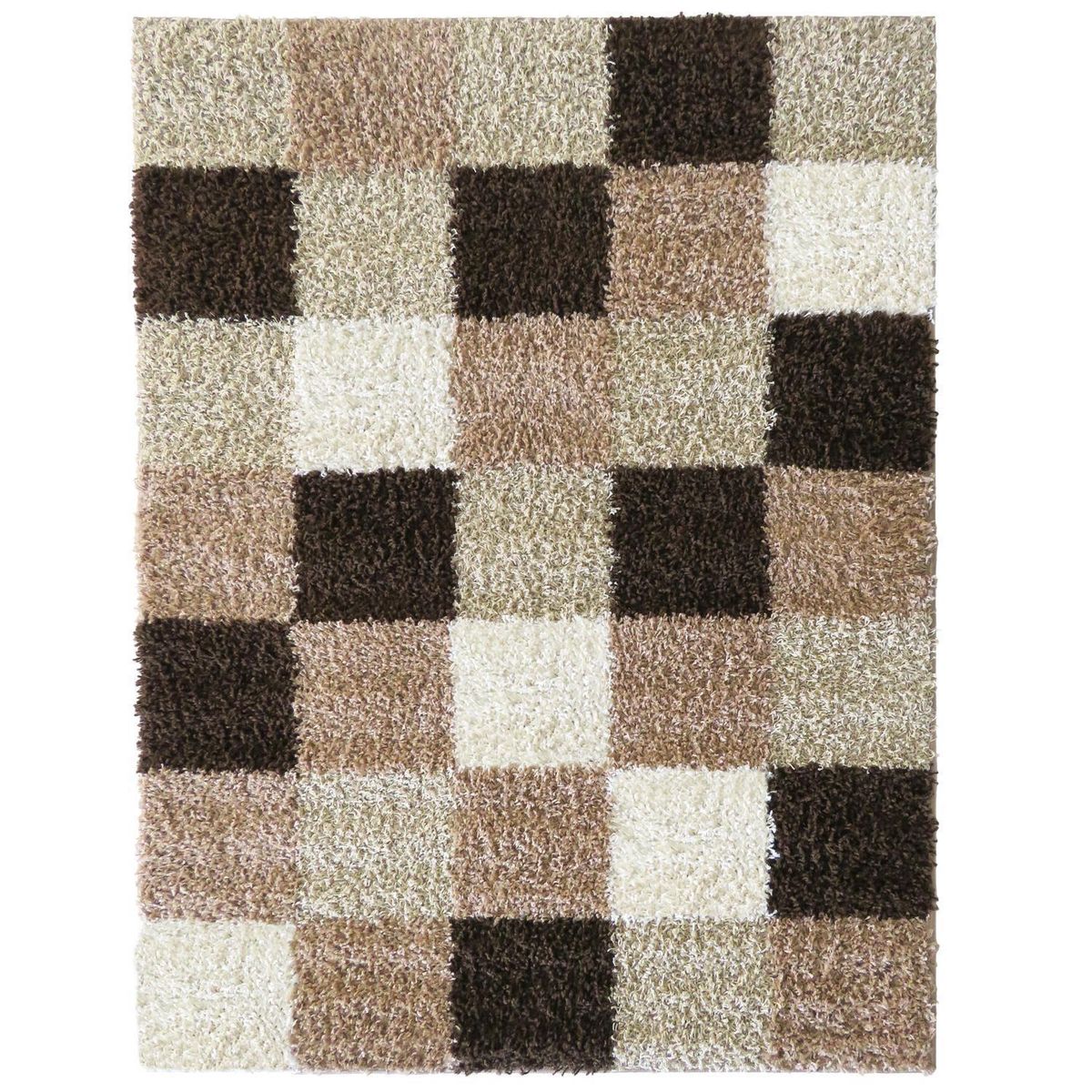 Alfombra Shaggy Niza 150x200 cm Polipropileno Beige, marca IDETEX - Foto 2