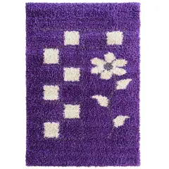 IDETEX - Alfombra Shaggy Flow 120x170 cm Morado